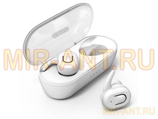 Bluetooth наушники с микрофоном (гарнитура)  EZRA TWS07 Белые