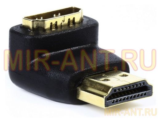 Адаптер Smartbuy HDMI M-F, угловой разъем (A111)/50