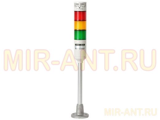 PTE-APZ-302-RYG (24 V) Светосигнальная колонна d=56 мм, светодиодная 3 цвета (красный, желтый, зелен