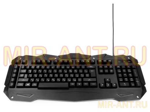 Клавиатура проводная Gembird KB-G200L, USB,черный,105 клавиш+5 клавиш для создания макросов,игровая