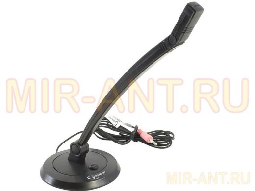 Микрофон Maxxtro M04-BLACK черный,рег.громк.,на ножке