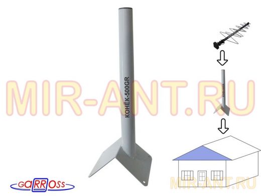 Кронштейн антенный на конёк крыши 