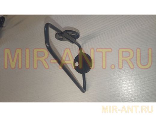 Кронштейн (К СТЕНЕ) для полки, высота 7,5см, вылет 9см, черный 