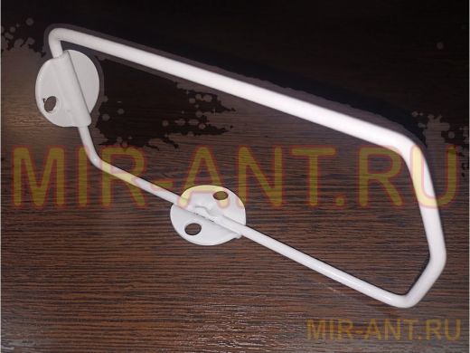 Кронштейн (К СТЕНЕ) для полки, высота 7см, вылет 15,4см, серый 