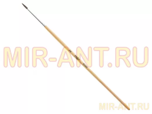 Кисть коза "BR-102457" (1 штука), круглая, №2, 280618.02.002