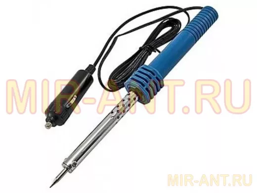 Паяльник  30Вт 12Вольт "PLK-102990"  с штекером в автоприкуриватель