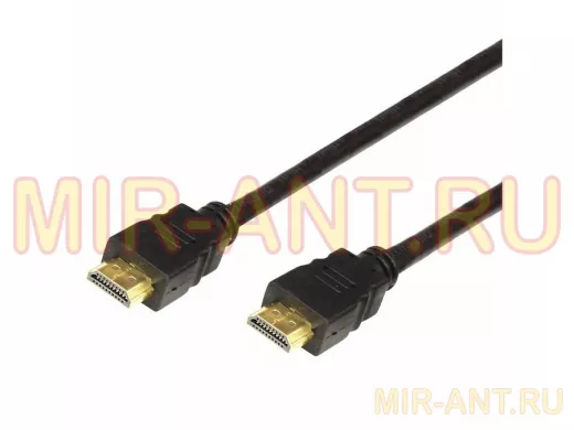 Шнур  HDMI / HDMI  5м  REXANT gold c фильтрами