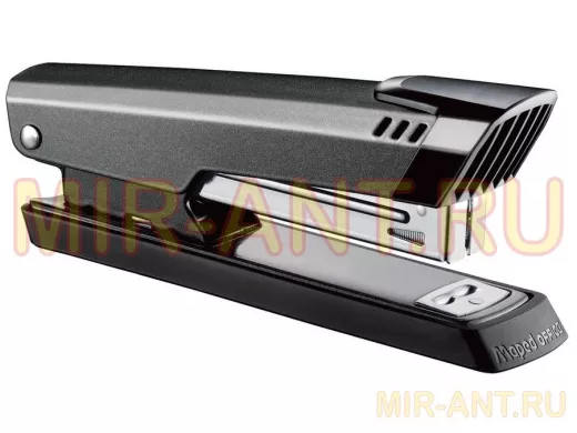 Степлер №24/6, 26/6 металлический "BR-105732" (Франция) "Start", до 25 листов, темно-серый