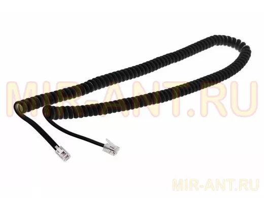 Телефонный кабель витой  7,0 черный REXANT