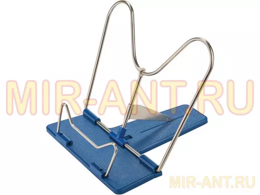 Подставка для книг, пластик/металл никелированный, европодвес "BR-108466"