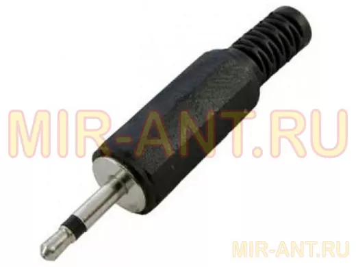 Штекер 2,5мм моно (пластм.)