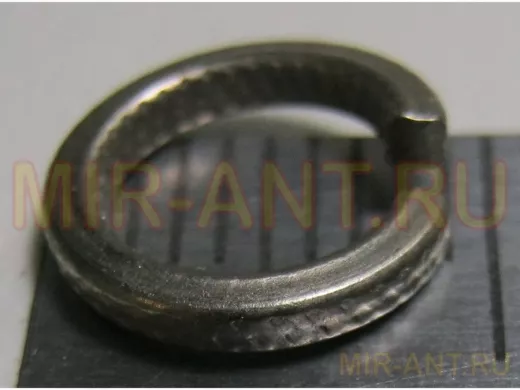 Шайба пружинная оцинкованная  M6 DIN 127 (    1шт) "ABI-KREP 10994" гроверная, вес 1шт 0,487г