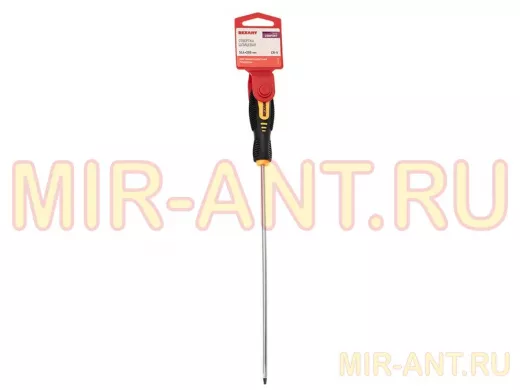 Отвертка шлицевая SL 4х200 мм, двухкомпонентная рукоятка