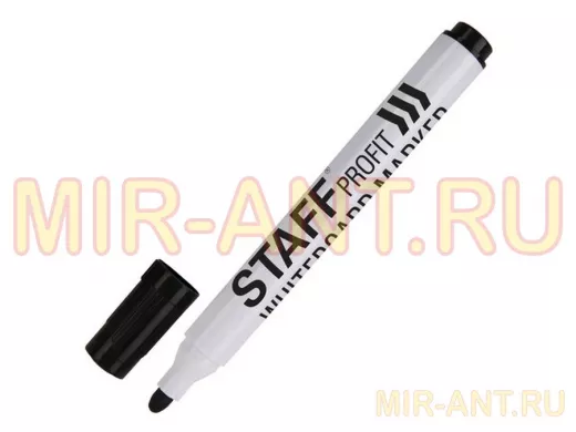 Маркер для доски "BR-111581" "Profit", ЧЕРНЫЙ, круглый наконечник, 2,5 мм