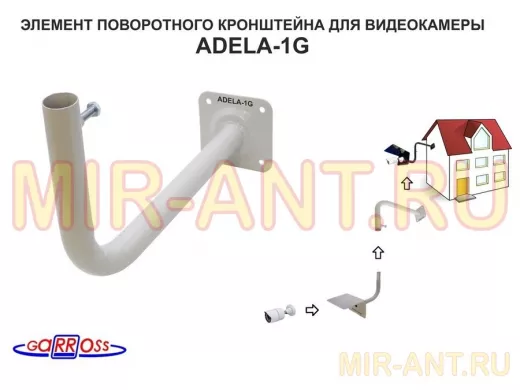 Кронштейн для антенн и видеокамер, вылет 35 см 