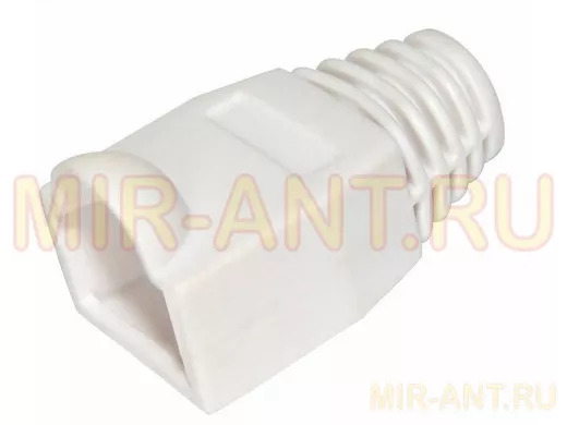 КОЛПАЧОК для штекера 8P8C 8-и контактного  (для комп.вит.пары) RJ-45 белый REXANT