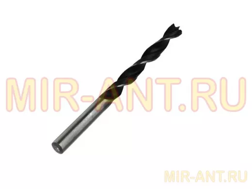 Сверло по древесине, 8 мм, сталь углеродистая, HRC>36,цилиндр.хвостовик