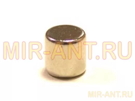 Неодимовый магнит; диск    6х6мм "MAGNEOD-118357" (удерж. 1,6кг)