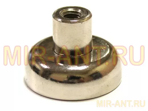 Неодимовый магнит; крепление под болт D25 "MAGNEOD-118432"  (удерж. 25кг)