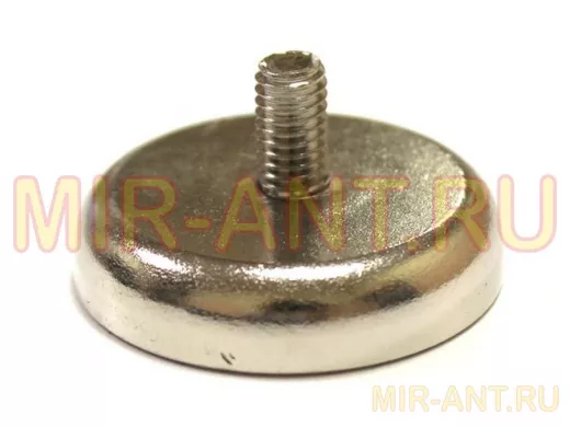 Неодимовый магнит; крепление с винтом C36 "MAGNEOD-118438"  (удерж. 43кг)