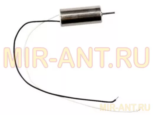 Двигатель 3,7V RC820BW (L/Dдвиг=20/8,0mm, L/Dвала=8,5/1,0mm, 50000об/м, 0,08А, выв.чёр/бел.) для ави