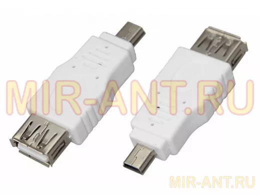 Переходник USB   (гн. USB А - mini шт. USB), REXANT
