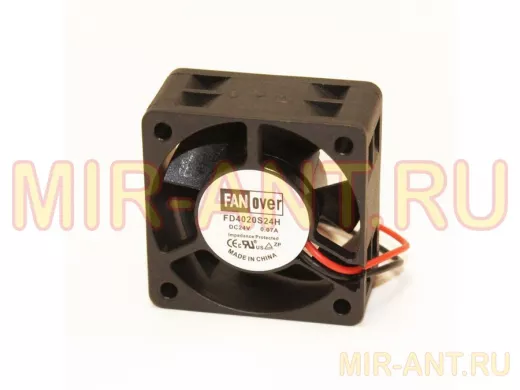 Вентилятор  +24В;   40х40х20мм;  0,07А  (72-4041)