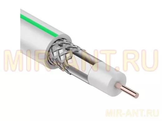 MARS HD,  кабель  75 Ohm, 100м., белый  REXANT