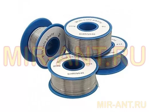 Припой (катушка) Sn60/Pb40 d1.5mm 100g