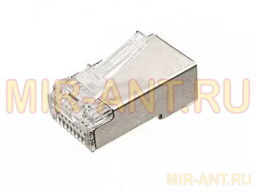 RJ45 (TP-8P8C) STP RJ раъём с экраном на витую пары
