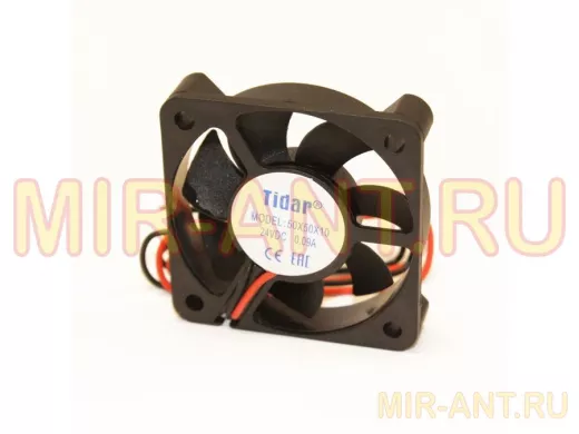 Вентилятор  +24В;   50х50х10мм;   0,09А 5010HS (втулка скольжения, 6200об/мин), 83041