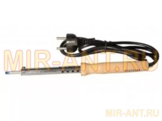 Паяльник  65Вт 220В "PLK-140901" дерев.ручка, нихром.нагрев.