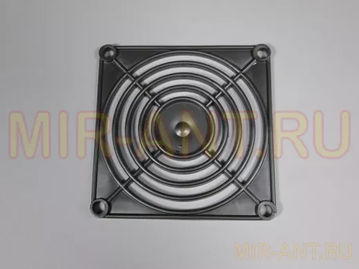 Решётка для вентилятора  80*80 пластик серебро