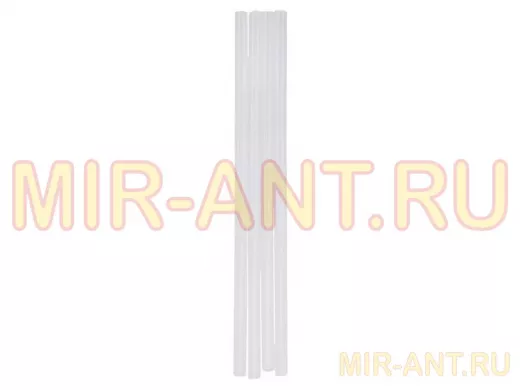 Клеевой стержень для пистолета (d= 7мм, L=200мм) белый 1 шт. (60 упак.)