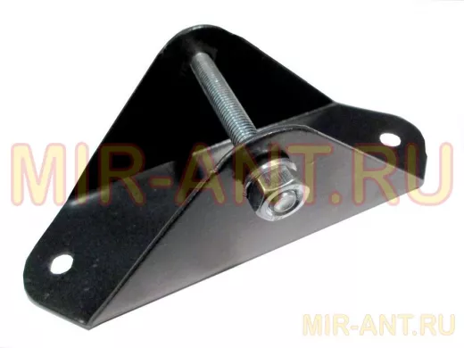 Подпятник, скоба для трубы 51мм, черный "МАУРУК-14445"  для мачт антенных усиленных "МАУРУК"