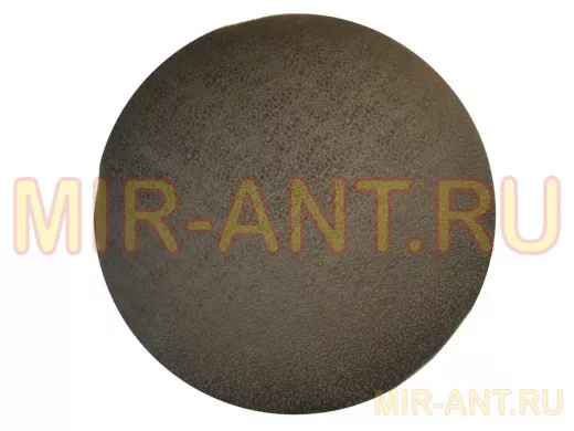 Сиденье для табурета "TABURETTO-14922" диаметр 310мм тёмно0коричневый, микровелюр