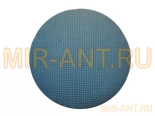 Сиденье для табурета "TABURETTO-14925" диаметр 310мм синий мягкий флок