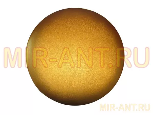 Сиденье для табурета "TABURETTO-14929" диаметр 310мм золотисто-жёлтый, экокожа