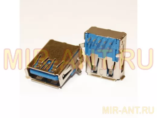 Разъём компьют: гнездо USB-A 9pin 3.0 на плату