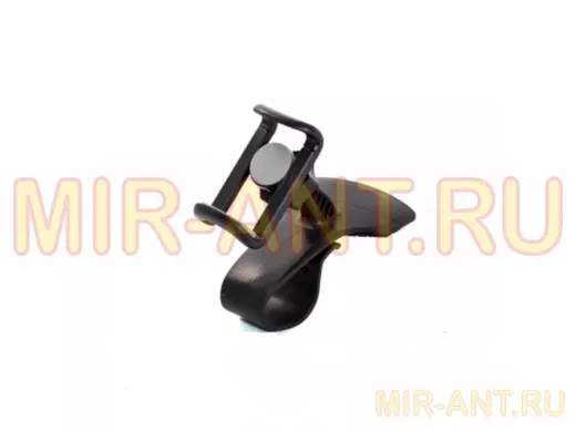 Автодержатель  Q024, на панель, скоба, черный