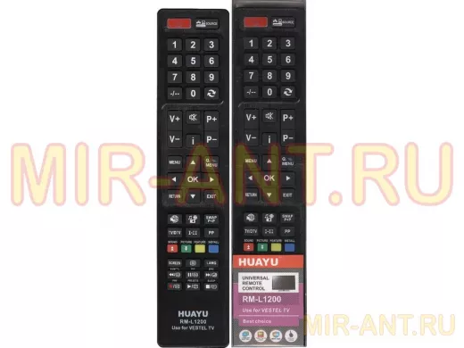 Телевиз. пульт HUAYU (for VESTEL) RM-L1200 LCD TV