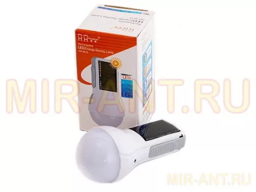 Солнечная минисистема HH-8819(лампа со встроен.солн. пан,сручк,АКБ1000мА/ч,свечение до 5ч,6В/220В)