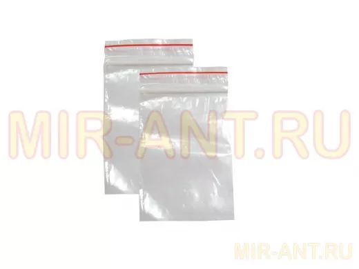 Пакет с защёлкой (замком)   40х60мм "PKT-16689", грипперы с застёжкой Zip-Lock 100шт. (цена за 1шт)