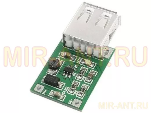 Модуль DC-DC повышающий вход 0,9-5В выход 5В USB раз.0,5А