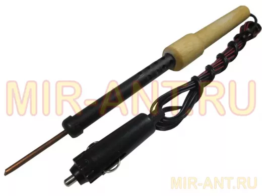 Паяльник  40Вт 12Вольт "PLK-16881" автомобильный в прикуриватель блистер