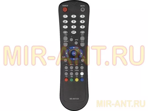 Пульт для спутниковых ресиверов Big Sat ( Euromax EM777 ) SAT BS-S67CR ic EUROMAX EM999 SUPER Delly