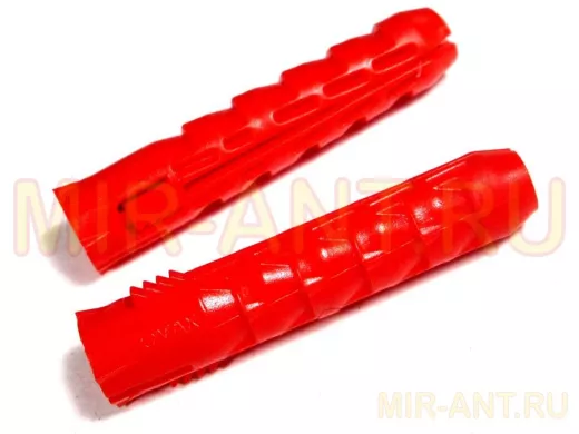 Дюбель  8х 40 полипропилен, красный