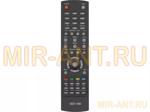 Пульт для Supra SDT-100 ic dvb-t2  цифровых ресиверов