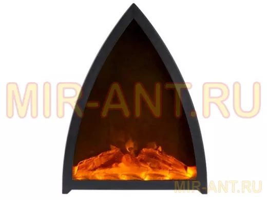 Светильник ФАZA  FL-H37USB (светильник-камин,- 3хLR14, треуг). Декоративный светильник с реалистично