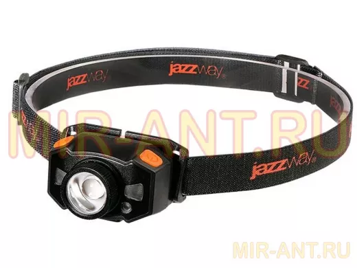 Фонарь  Jazzway AccuH1- L5WZ-og, оранжевый ( фонарь налобный зуммитруемый, с литий-полимерным аккуму